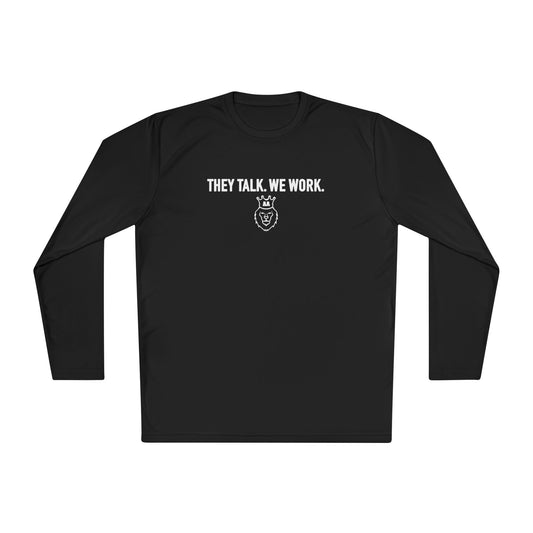 AA They Talk. We Work. Sport-Tek Long Sleeve