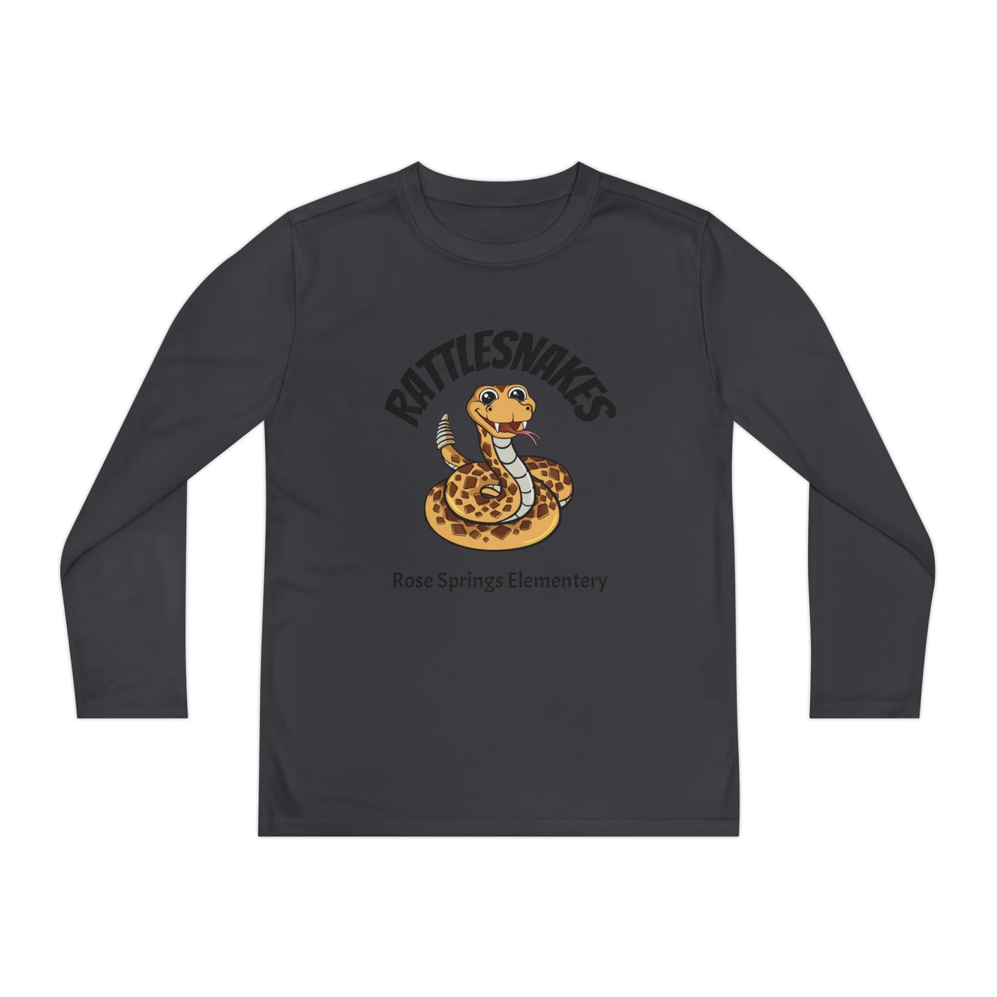 Rattlesnakes Youth Long Sleeve Competitor Tee
