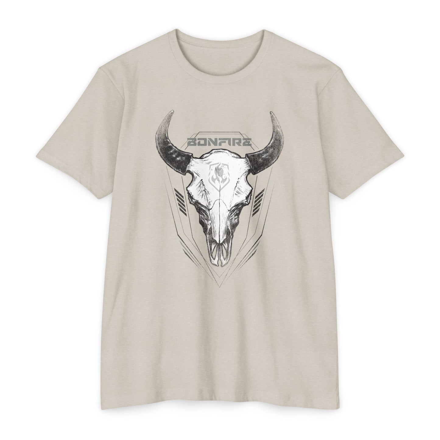 Bonfire Buffalo Skull Tee