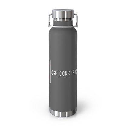 C&G Logo Insulated Bottle, 22oz