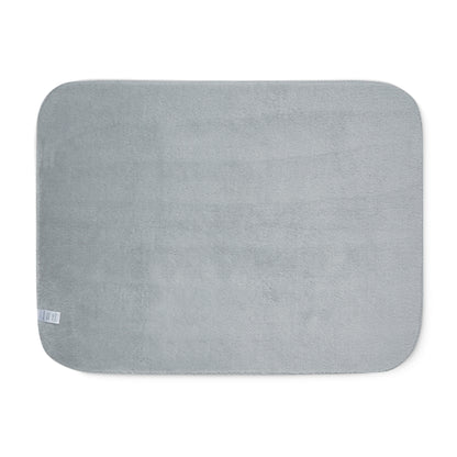 Beehive Statement White Sherpa Blanket