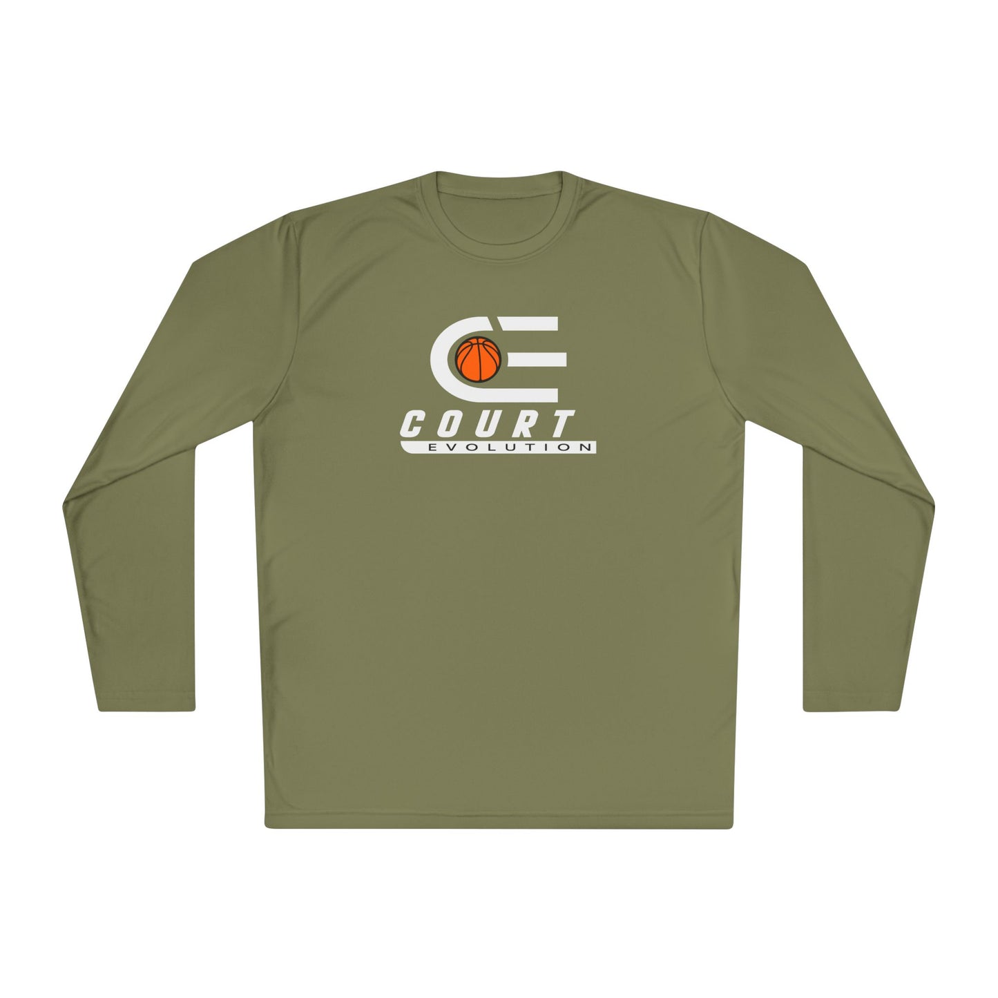 Court Evolution Logo Moisture-wicking LS Tee
