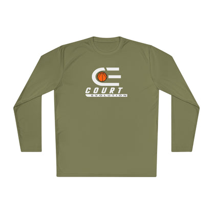 Court Evolution Logo Moisture-wicking LS Tee