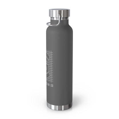 C&G Grid Insulated Bottle, 22oz