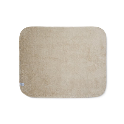 Beehive Statement White Sherpa Blanket