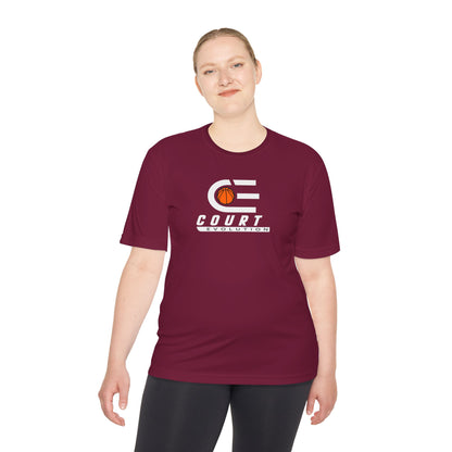 Court Evolution Logo Moisture Wicking Tee