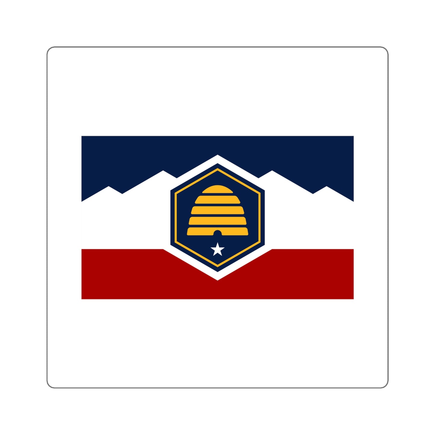 Beehive Statement Square Stickers