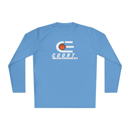 Court Evolution Logo Moisture-wicking LS Tee