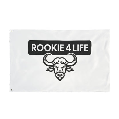 Rookie 4 Life Double Sided Flag