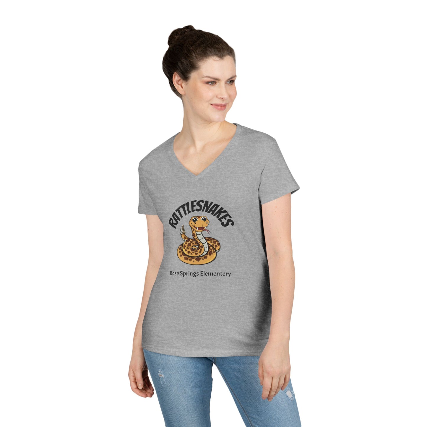 Rattlesnakes Ladies' V-Neck T-Shirt