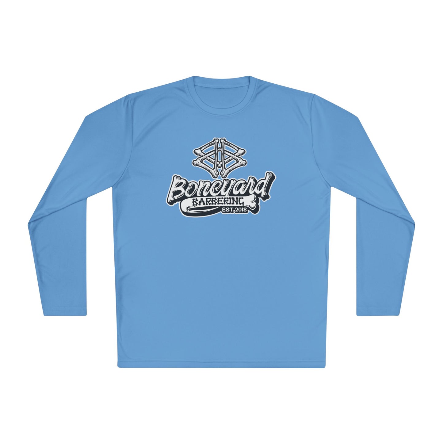 Boneyard Barbering Sport-Tek LS Logo Tee